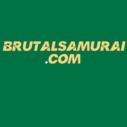 Logo da BRUTALSAMURAI